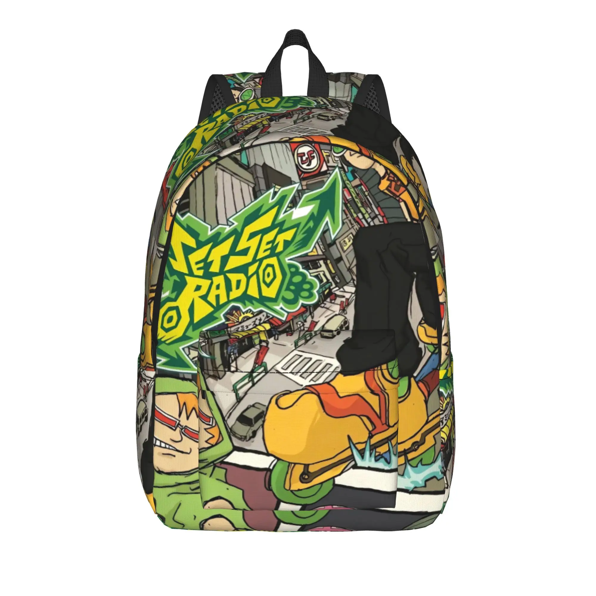 Jet Set Radio Future Backpack  Pretty Backpacks Student Unisex Sport Large High School Bags High Quality Rucksack