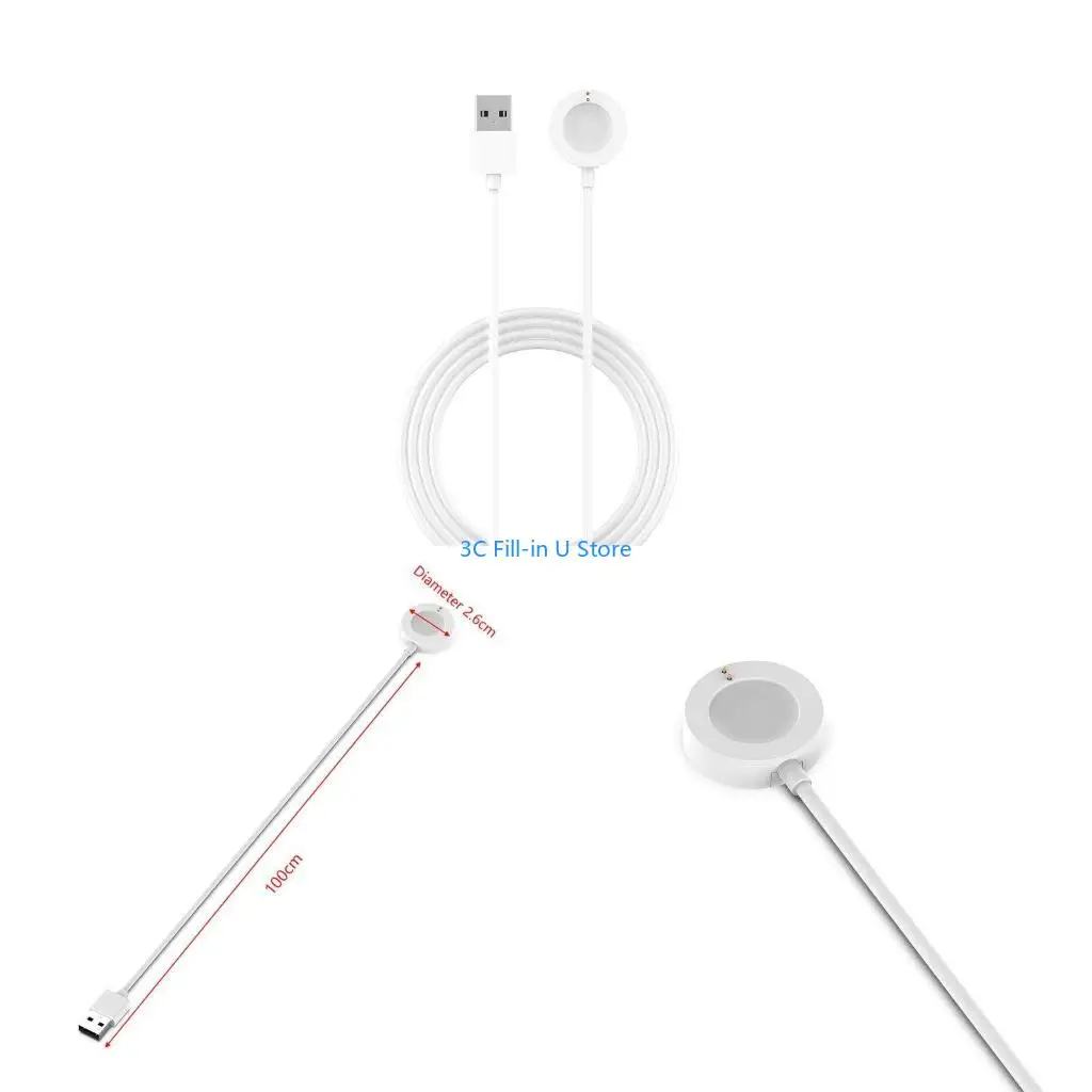 G8TA Cradle USB Charging Cable Dock Holder Portable Power Cord Stand Bracket Suitable for Fossil Gen 4/Gen 5
