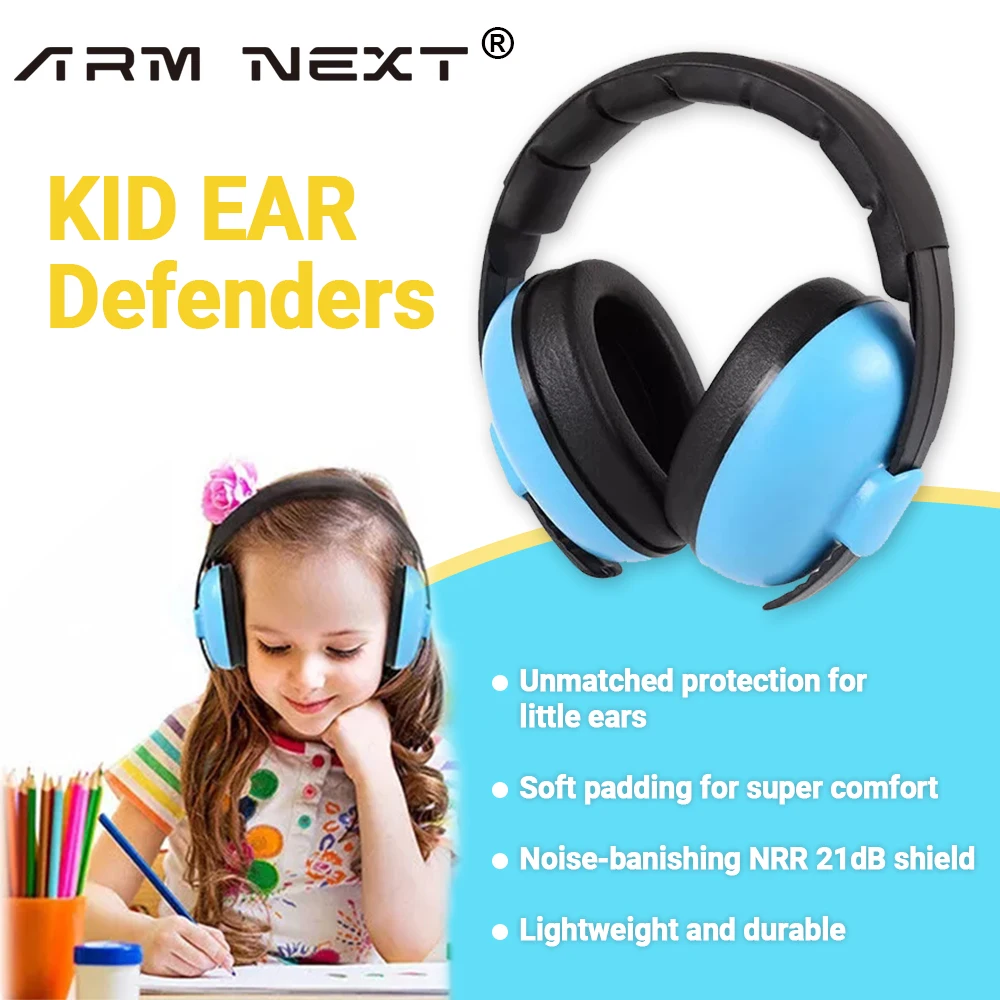 

Anti Noise Baby Headphones Children Sleep Ear Stretcher Baby Ears Protection Children Earmuffs Sleeping Earplugs Child Earmuff