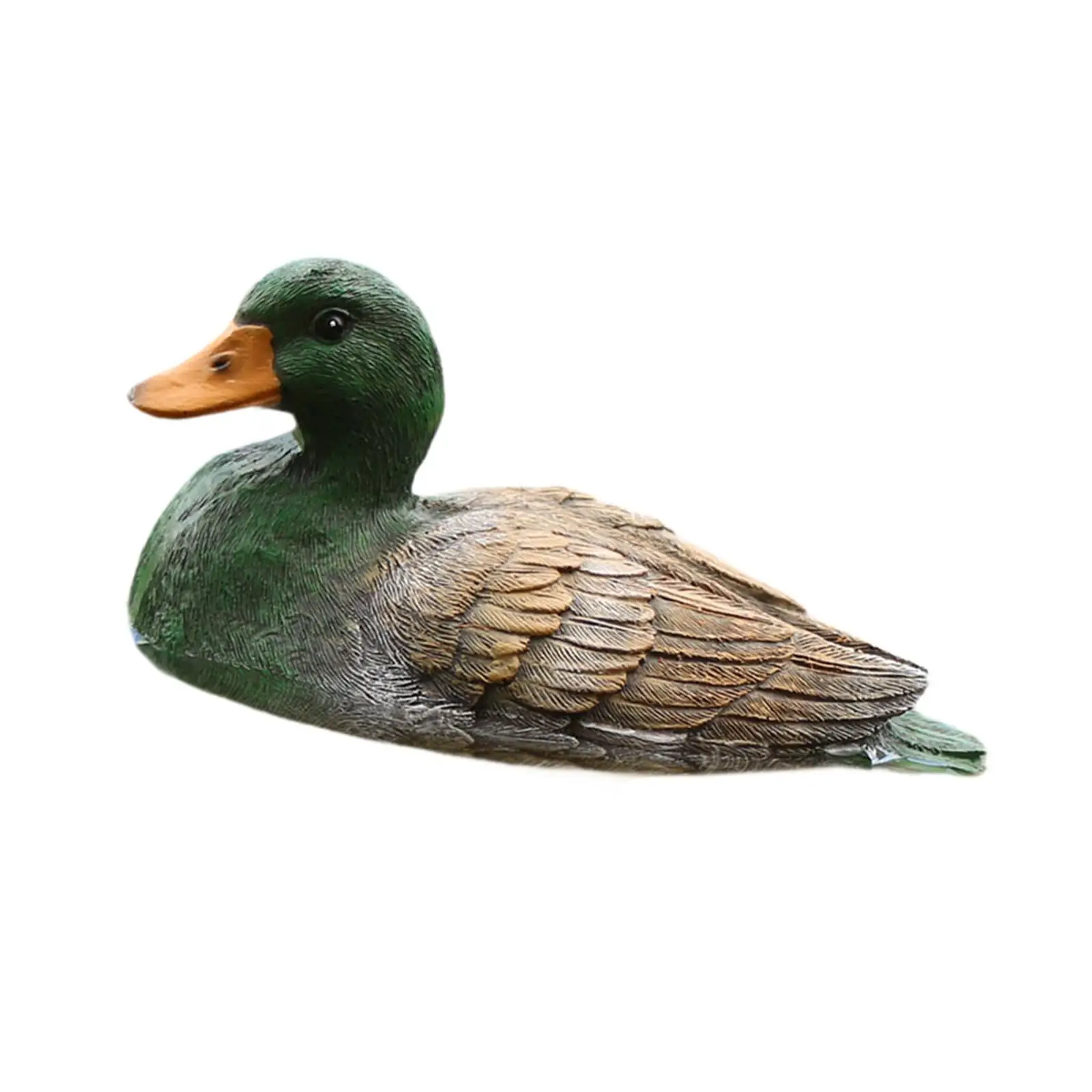 Decorative Floating Duck Resin Statue for Pond Ornaments Outdoor Waterproof Animal Garden Patio Fountain