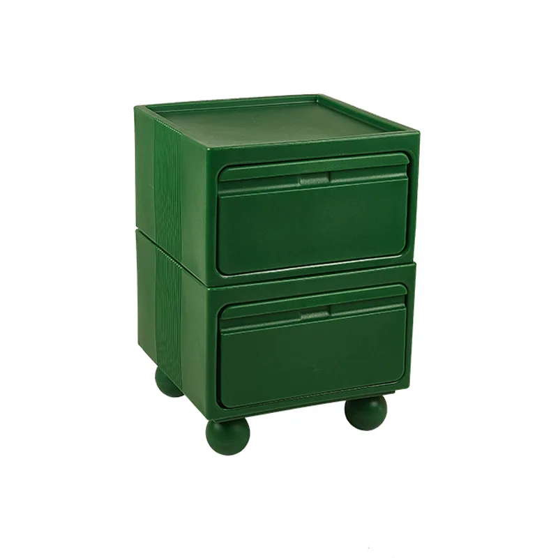 LMM Nordic bedside table ins wind mobile storage side cabinet creative simple storage combination