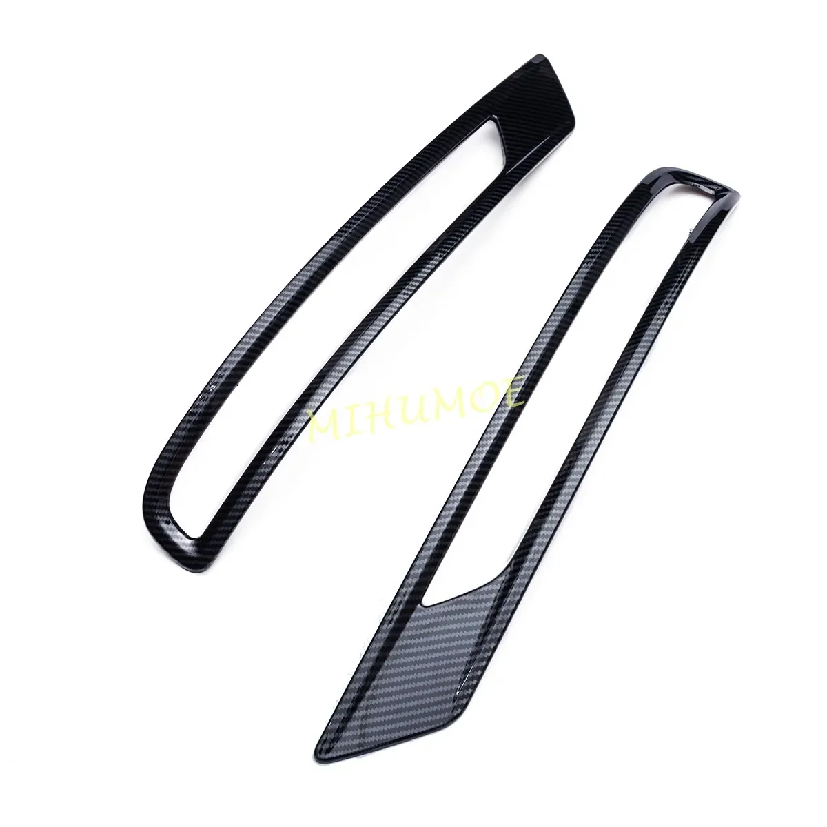 Carbon Fiber Rear Fog Light Lamp Cover Trims For Mitsubishi Outlander 2022 2023 2024 Accessories