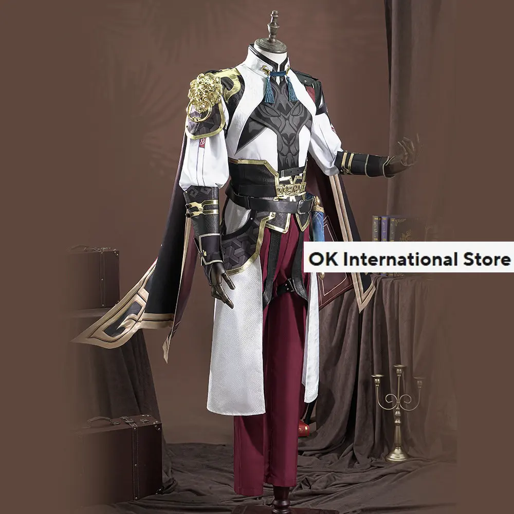 Gioco Honkai Star Rail Cosplay Jing Yuan Costume Anime Comic Con Men Full Suit top pantaloni cintura puntelli Jiingyuan Cosplay