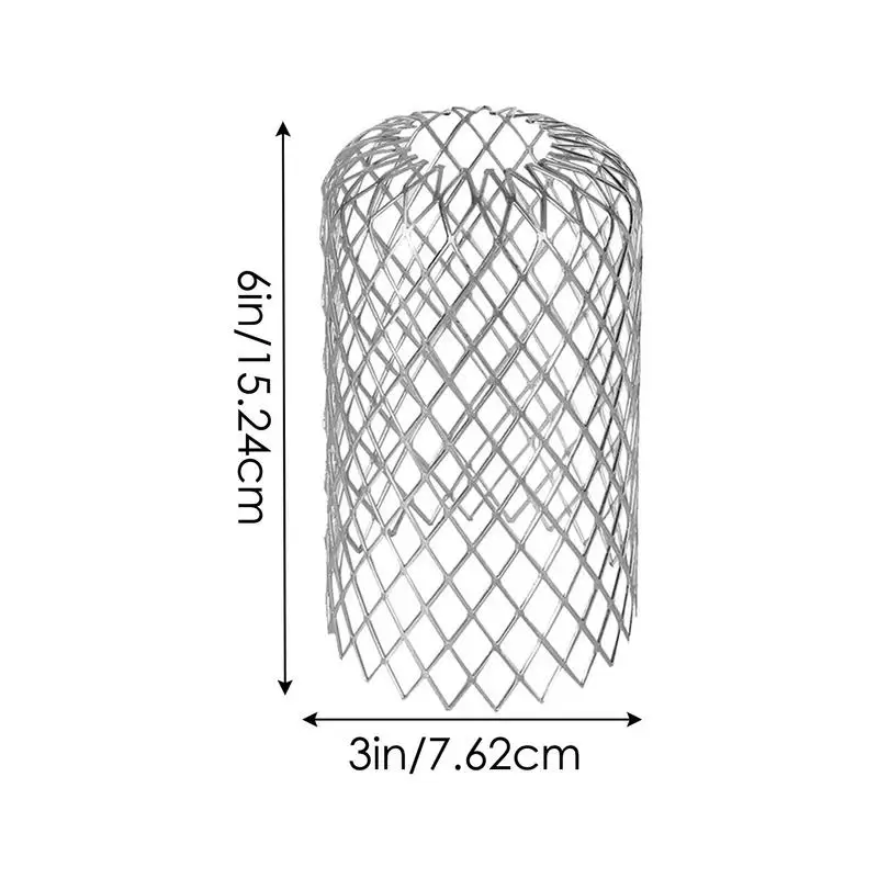 Coperture per grondaie per foglie 6 pezzi protezioni per grondaie protezioni per foglie rete per prevenire il blocco foglie detriti per tetto esterno