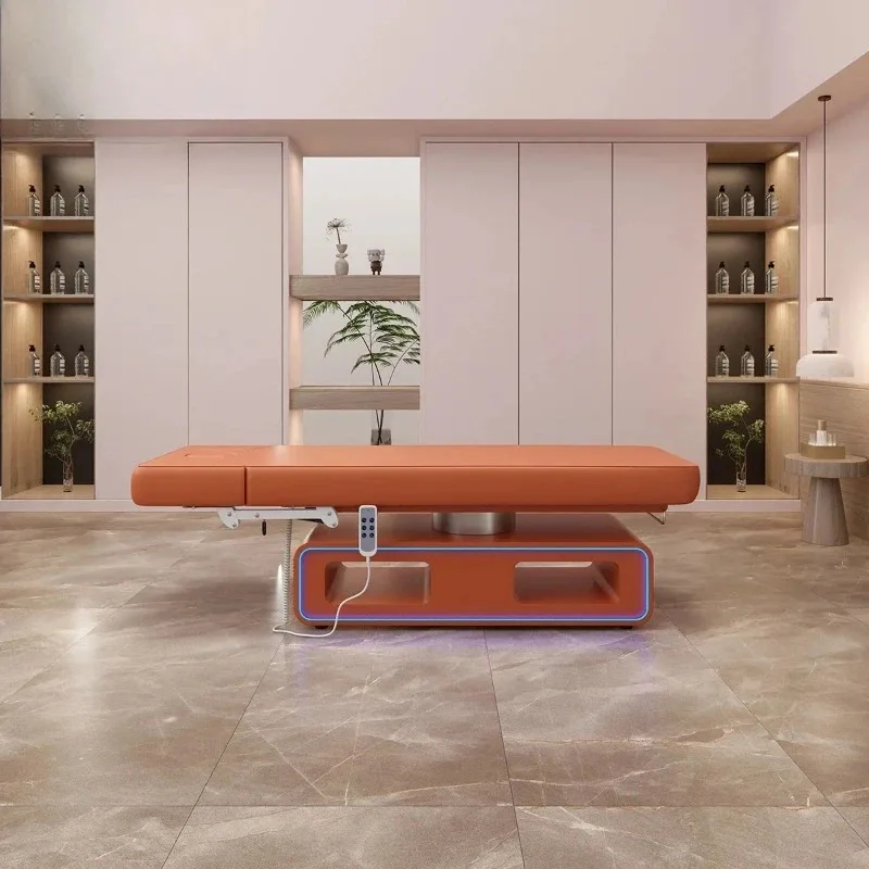 

Электрическая косметологическая кушетка-реклайнер с регулировкой высоты, массажный стол-кресло для салонов красоты, мебель для наращивания ресниц