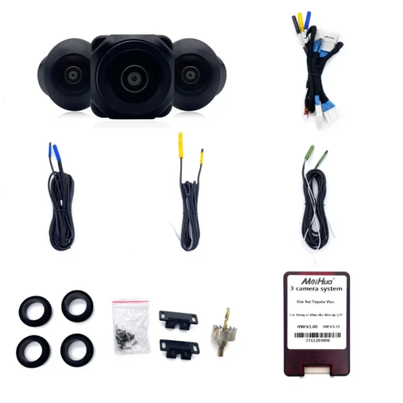 

Meihua 360 camera for Toyota Vios support original car screen panoramic camera system 3d aerial view