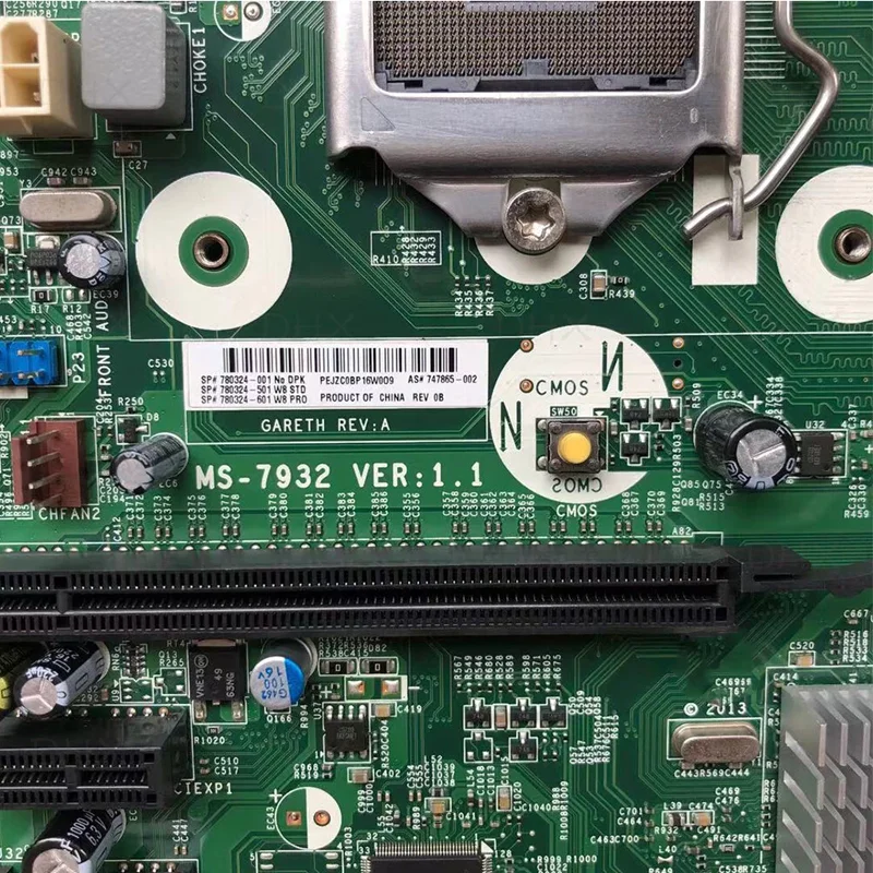 786171-001 is suitable For HP 480 G2 MT motherboard MS-7932 V: 2.0 785909-001 DDR3 second-hand motherboard 100% tested OK