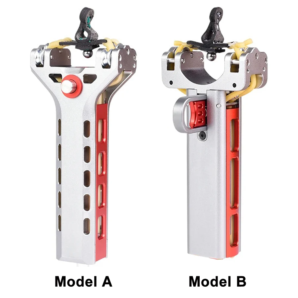 High-precision Aluminum Alloy Automatic Slingshot  Outdoor Hunting Entertainment Shooting Practice Slingshots and Accessories
