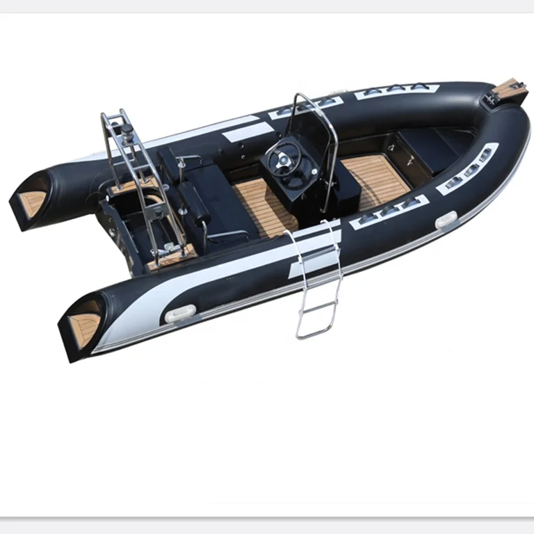 15,8 Fuß RIB480 Luxus-Sport-Yacht-Ruder-Ponton-Fischerboot mit starrem Rumpf und angegebenem Motor