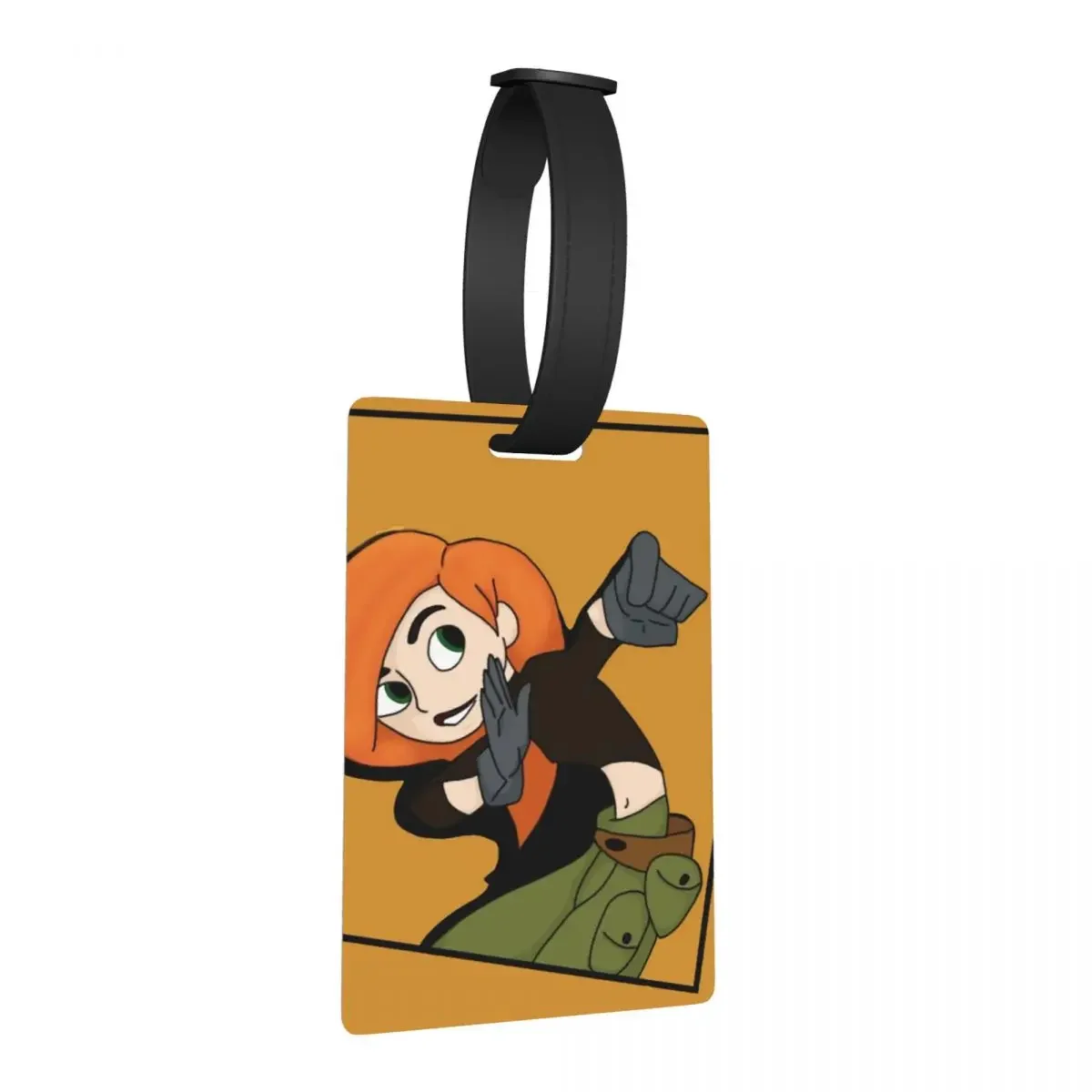 Kim Possible - Comic Panel Style Luggage Tags Suitcase Accessories Fashion Baggage Boarding Tag Label Holder ID Name Address