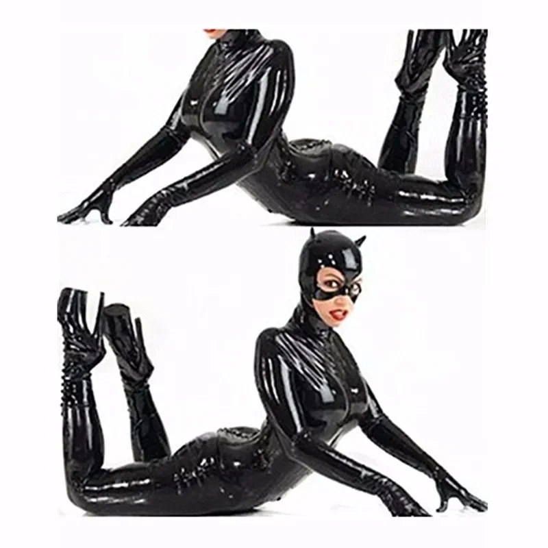 Sexy Foot-closed Masked Cosplay Cat Girl One-piece Bar DS Pole Dancing Stage Costume