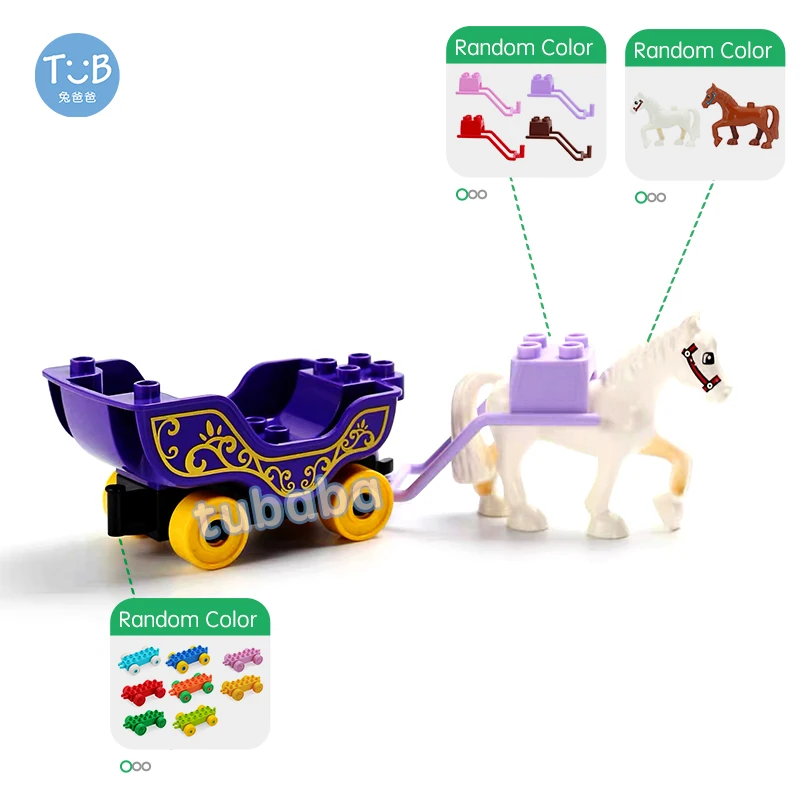 Tier-Buchstaben-Bausteine Bär Panda Elefant Giraffe Schaf Huhn Kompatibel mit Duplo Lernspielzeug Kindergeschenk – Detail 2