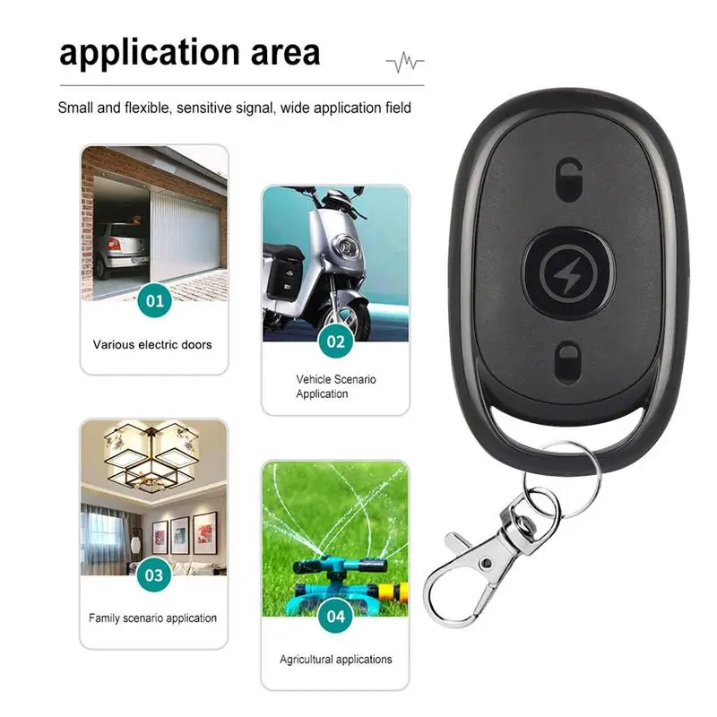 Remote Control Duplicator Wireless Security Lock Multifunctional Garage Door Opener Remote Clone Key Fob Wireless Security Lock