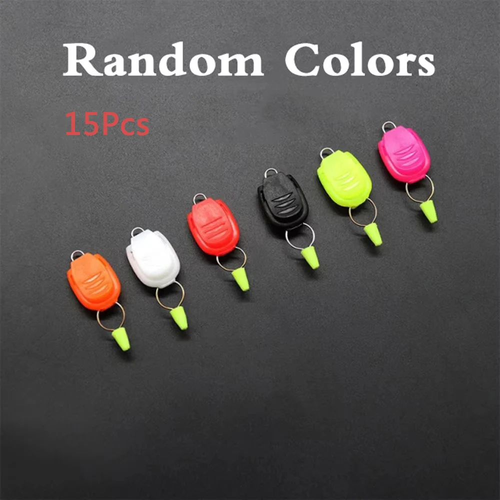 5/10/15 Stück aktualisierter Angelschnur-Stopper-Clip mit Silikon-Stecker für Baitcasting-Rolle, Spule, Kartenlinien, Gerät, Tackle-Zubehör