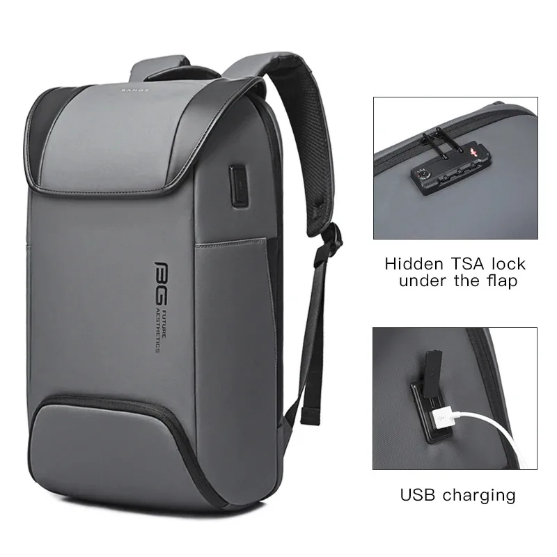 BANGE 15.6 Laptop Backpacks Multifunctional with WaterProof Big Capacity Daily Work Business Backpack Back Pack Mochila