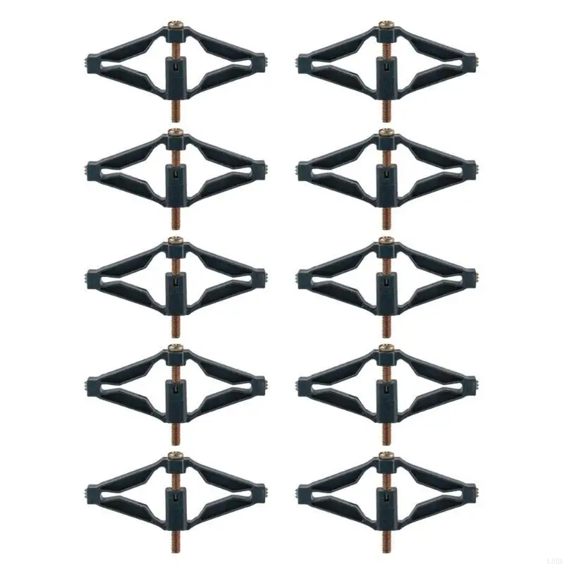 L9BE Set of 10 Socket Repair Clip Quick Fixing Brackets Upgrades for Wall Switches Boxes