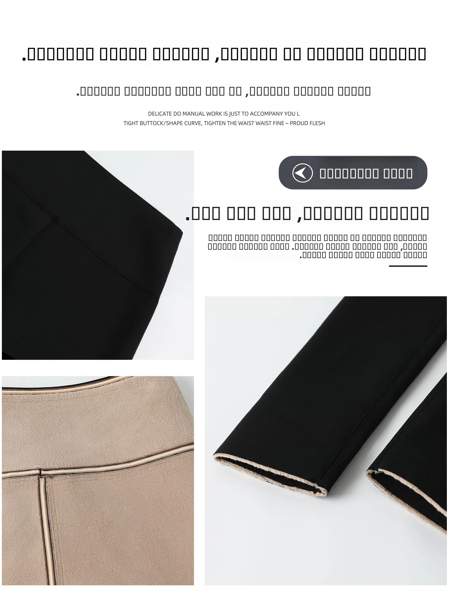 Calças de Yoga Bla Fce Lined Arkskin para Mulheres, Cintura Alta, Modelagem que Levanta o Bumbum, Calças Justas e Emagrecidas, Camada Base para Outono e Inverno...