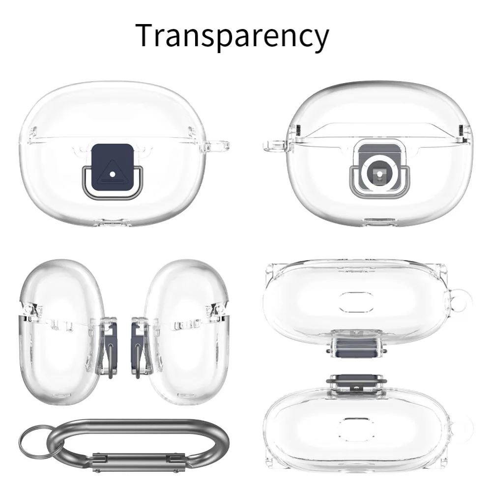 

1 шт. прозрачный силиконовый защитный чехол для гарнитуры, водонепроницаемый, устойчивый к пятнам, для SHOKZ с открытыми точками, водонепроницаемая гарнитура