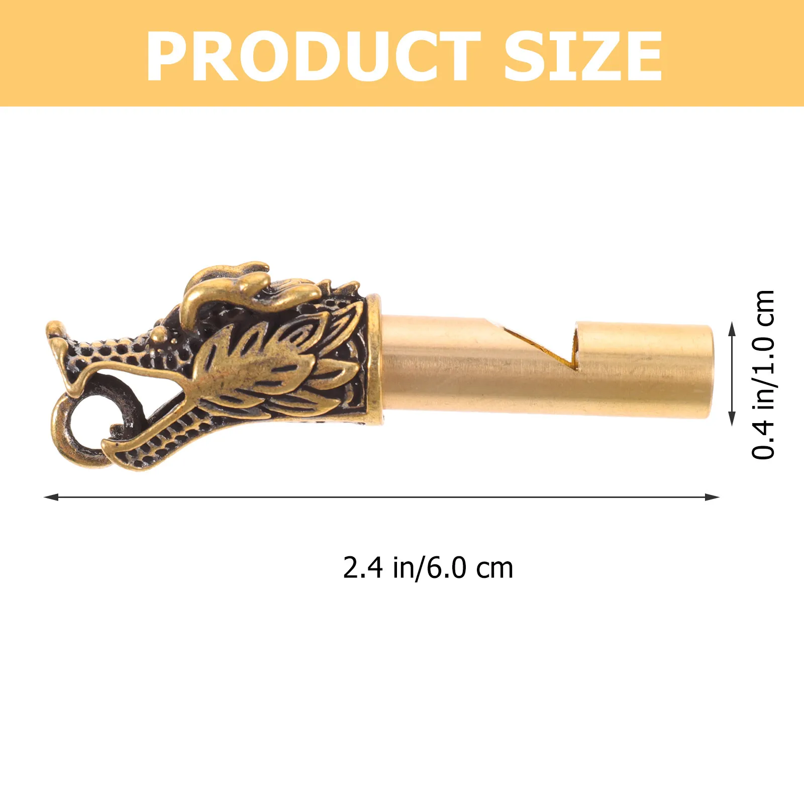 Animal Head Brass Whistle Referee Teacher Emergency Survival Outdoor Pendant Portable Camping Hiking Supply Decorative Loud