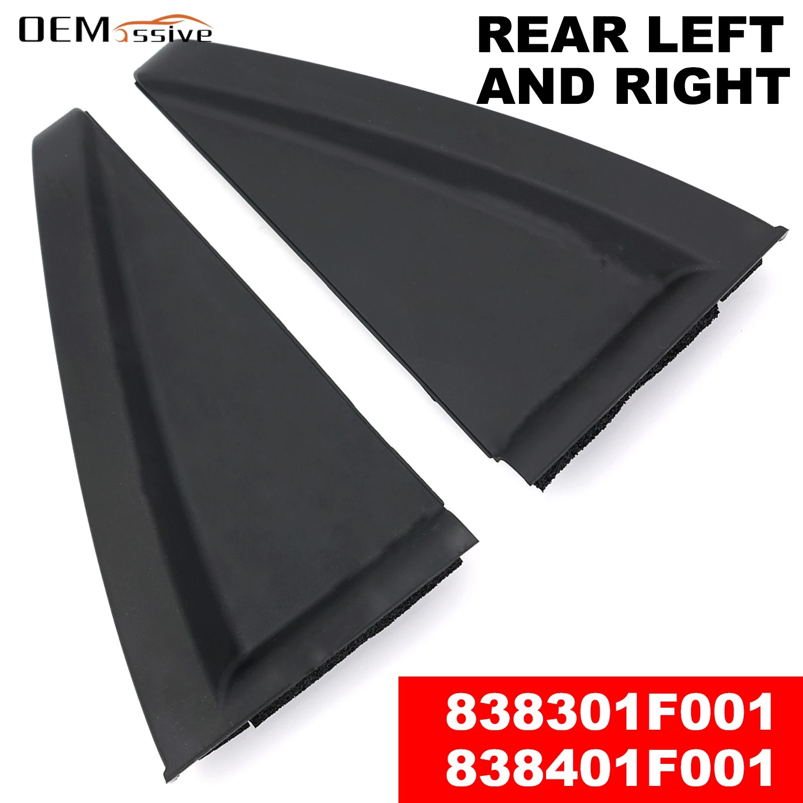 Автомобильная задняя левая правая как черная дверь, внешняя стойка Delta C, треугольник для Kia Sportage 2005-2010 83830-1F001 83840-1F001 Автомобильная задняя левая правая как черная дверь, внешняя стойка Delta C, треугольник для Kia Sportage 2005-2010 83830-1F001 83840-1F001