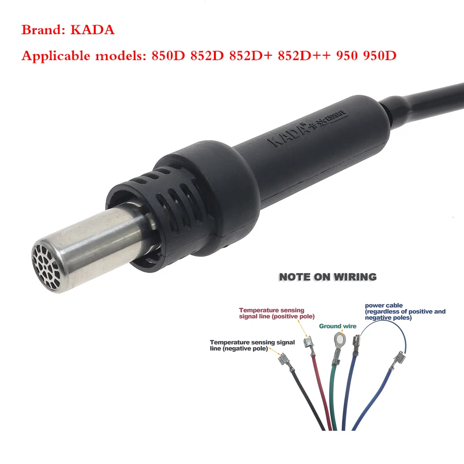 KADA Hot Air Gun Handle 850A Air Pump Type Welding Station Handle For KADA 850D 852D 852D+ 852D++ 950 950D Desoldering Station