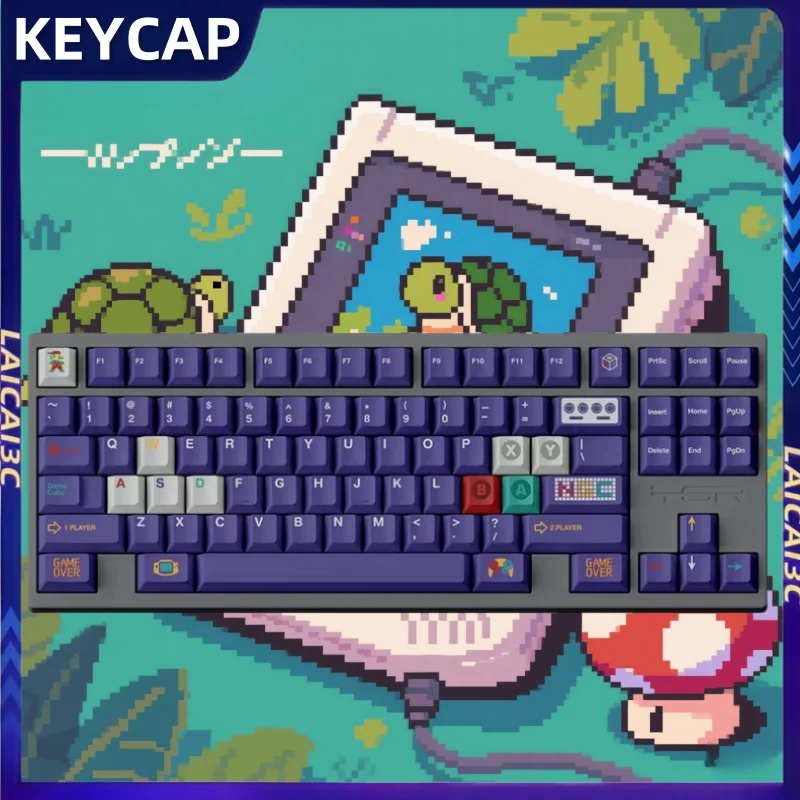 

Creative Ngc Game Console Theme Keycap Cherry Profile Pbt Anime Cartoon Mechanical Keyboard Accessorie Gifts Collectibles Keycap
