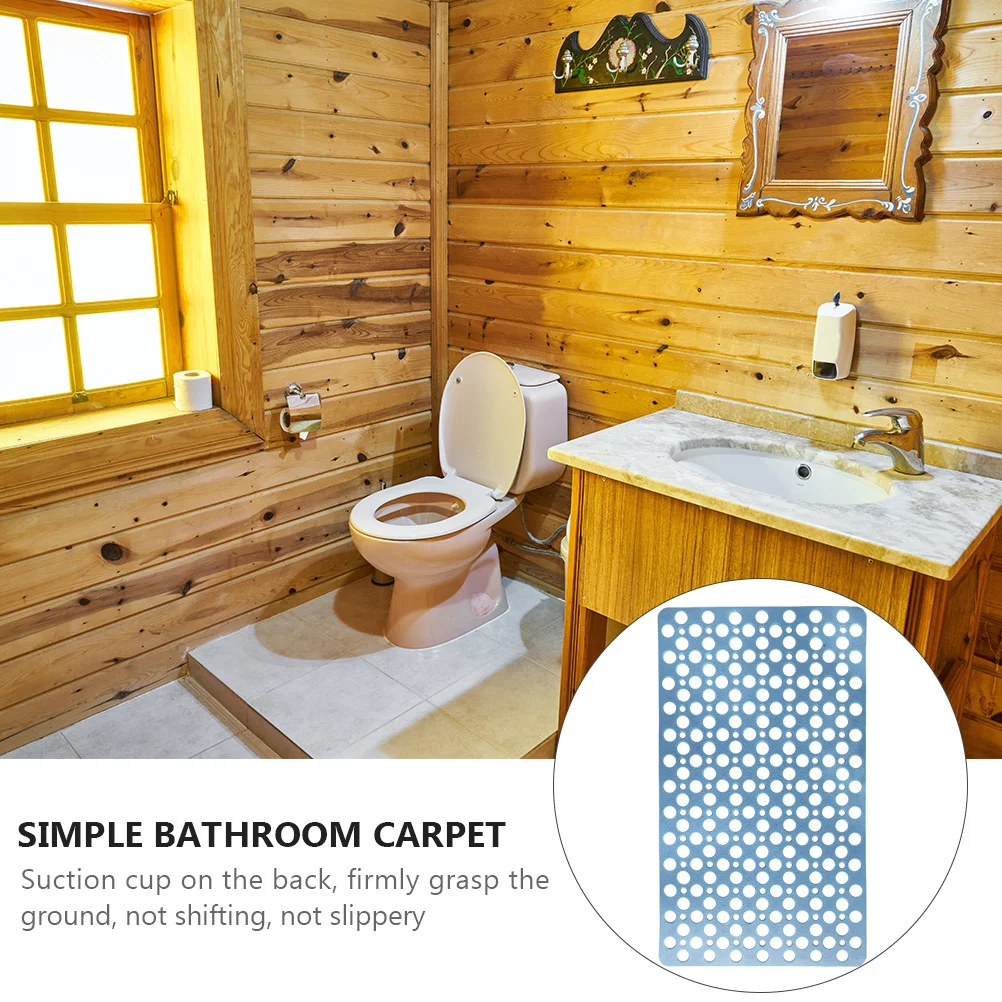 

Anti-Skidding Pad Non-Slip Bath Mat Suction Cup Textured Surface Bathroom Floor Drainage Safety Mats Eco-Friendly Material