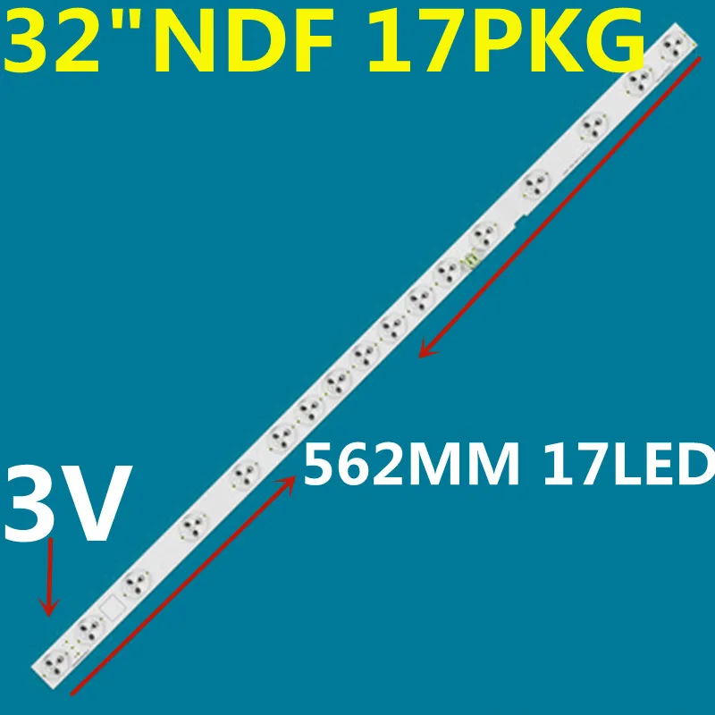 

30PCS LED Backlight Strip 17lamps For 32W17S1P LIG Innotek 32" NDF 17PKG UDULED0GS023 REV.A 32PFL3508/F8 32ME303V/F7 LF320EM4F