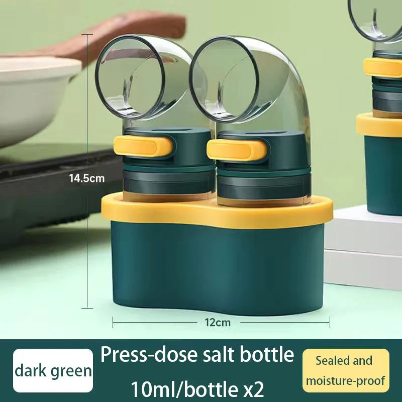 Quantitative Salt Dispenser Control Seasoning Jar Household Kitchen Condiment Bottle Salt Shaker