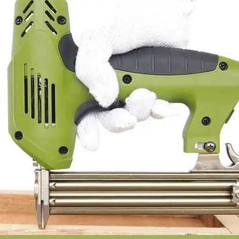 Dual-use Nail Gun Electric Straight Staple Nail Gun Woodworking Tool Furniture Tacker Stapler