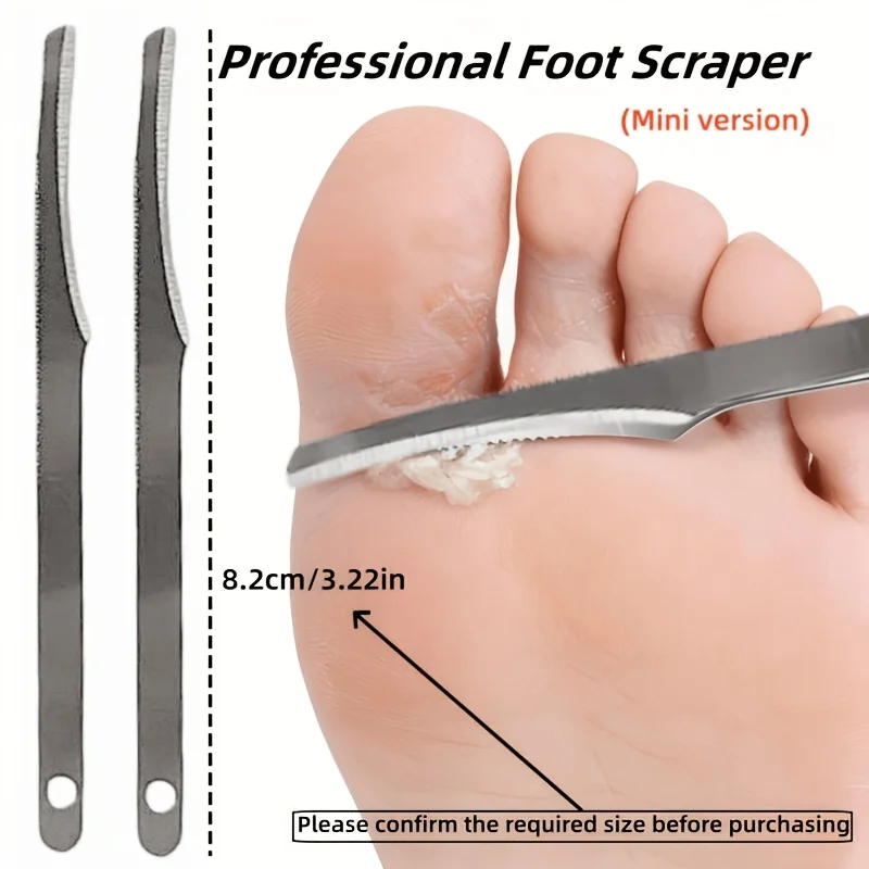 2pcs Stainless Steel Dead Skin Removers, Carry Designed Specifically for Removing Dead Skin, Suitable for Men And Women