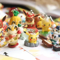 Pokemon Cute Pikachu Eevee Meowth Pendant Ornament Pendant for Lover Action Figure Model Toy