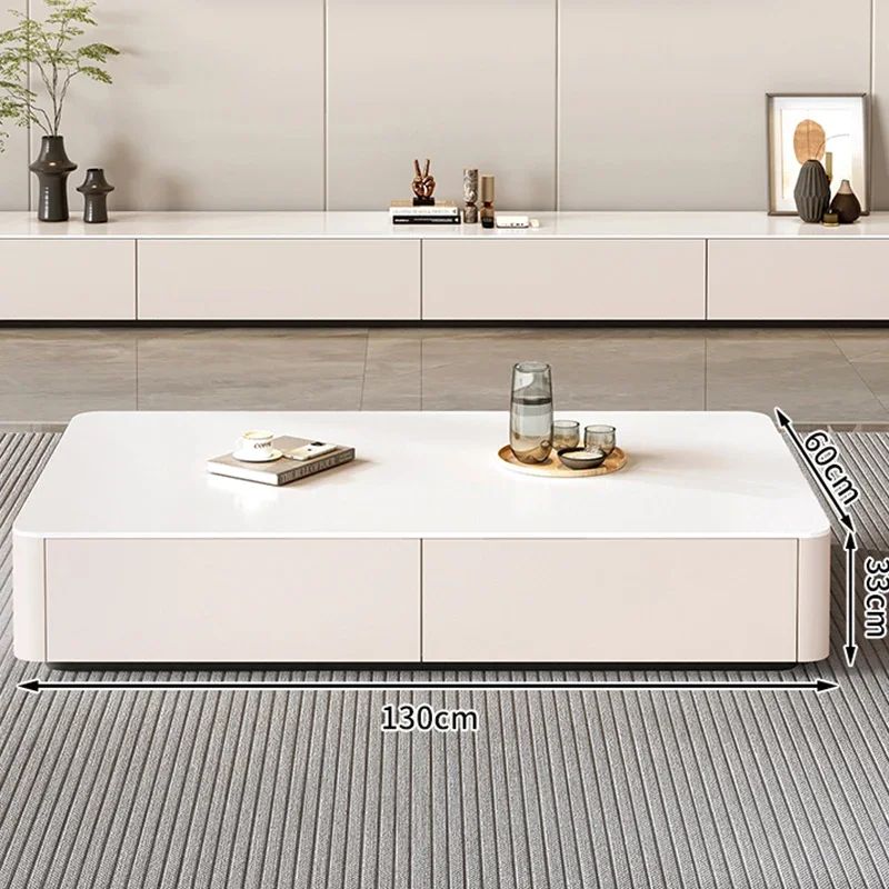 ديكور فاخر طاولة القهوة تخزين فاخر مربع بسيط طاولة القهوة الشمال تصميم خدمة الجمال ميسا أثاث الفندق المساعد