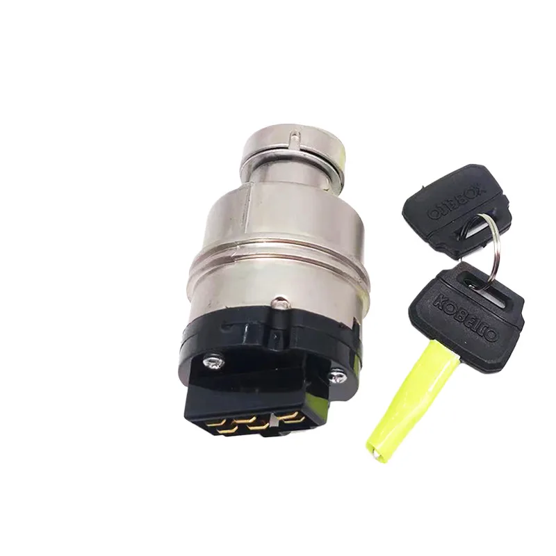 

Для Kobelco Sk Kx 60 200 210 230 250 260-5-6e-8 переключатель зажигания СТАРТ замок аксессуары для экскаватора