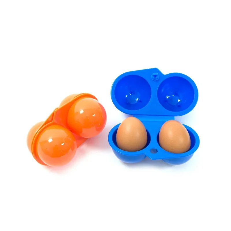 2/4/6/12 Grid Egg Storage Box Portable Egg Holder Container for Outdoor Camping Picnic Eggs Box Case Kitchen Organizer Case