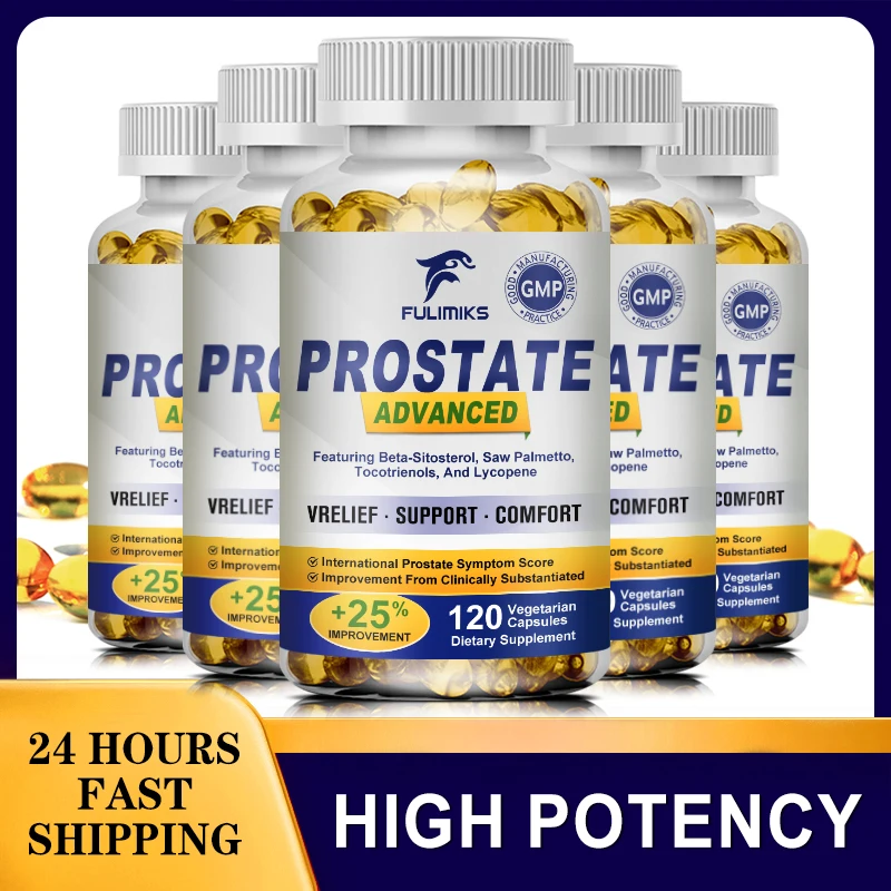 Prostate Advanced, Health Supplement for Men for Reducing Nighttime Bathroom Trips, Bladder & Urinary Relief