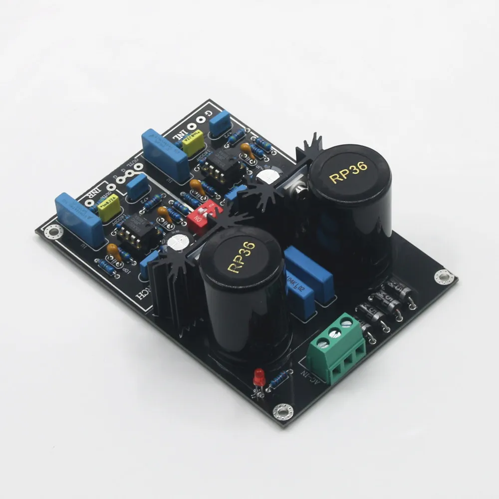 Assembled Dual MM/MC Phono Aplifier Board HiFi Stereo Audio Board High Gain Low Noise