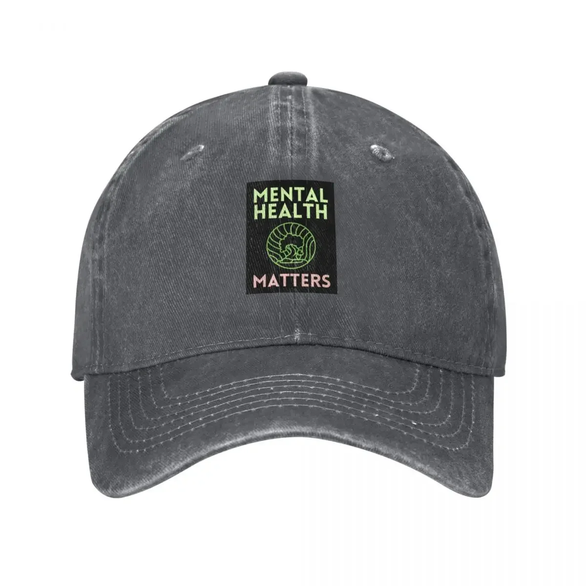 

In May We Wear Green Mental Health Awareness Baseball Cap Big Size Hat Kids Hat Men's Women's