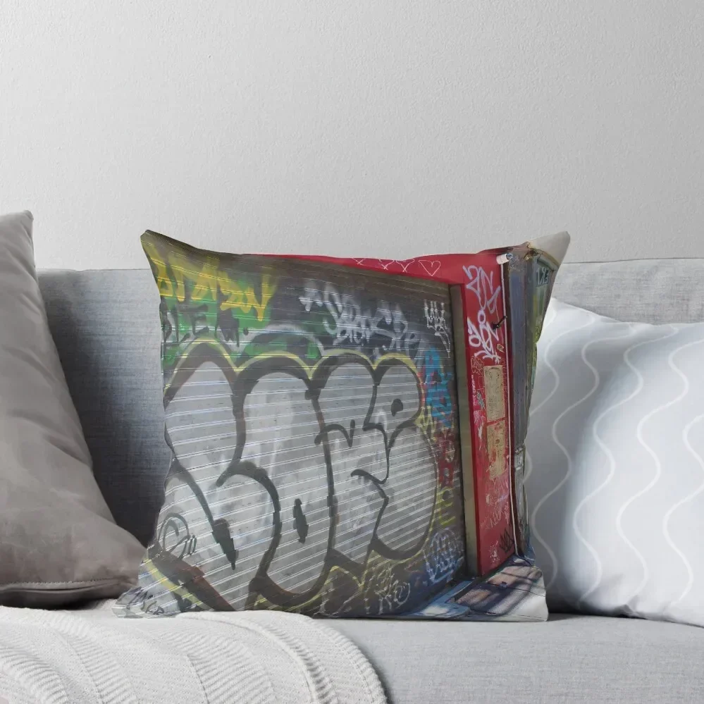 

New York Graffiti Throw Pillow Pillow Decor Custom Cushion Christmas Pillows pillow