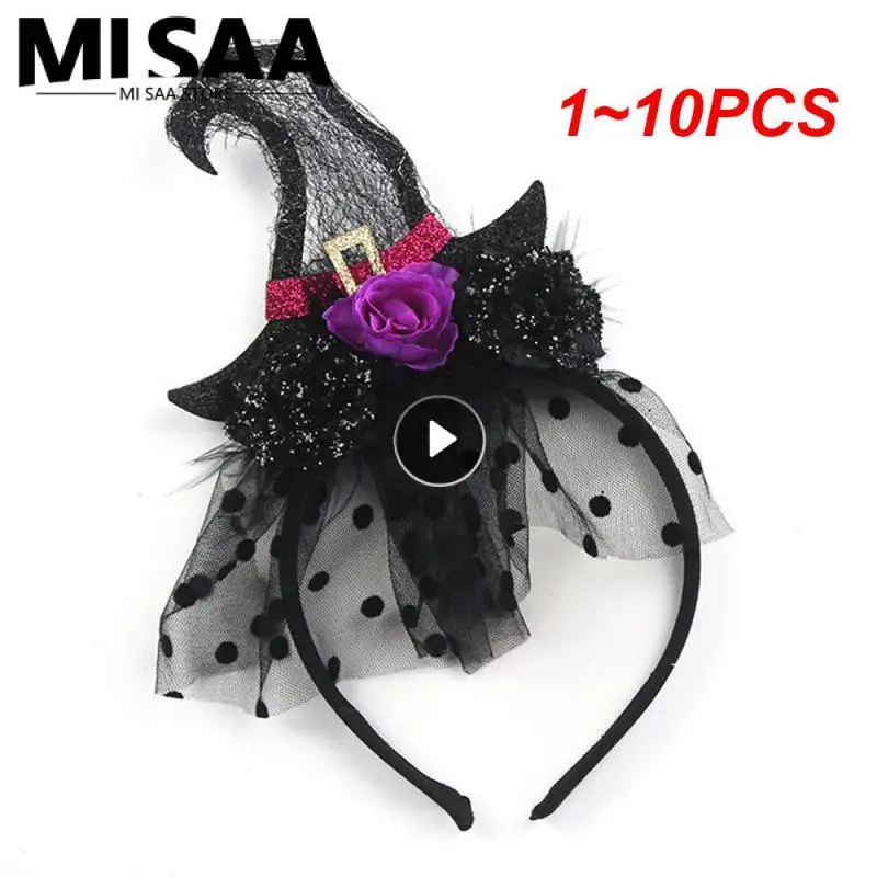 1~10PCS Want To Witch Comfortable Fit Witch Style Party Headgear Party Headgear Highest Rated Charming Halloween Headdress