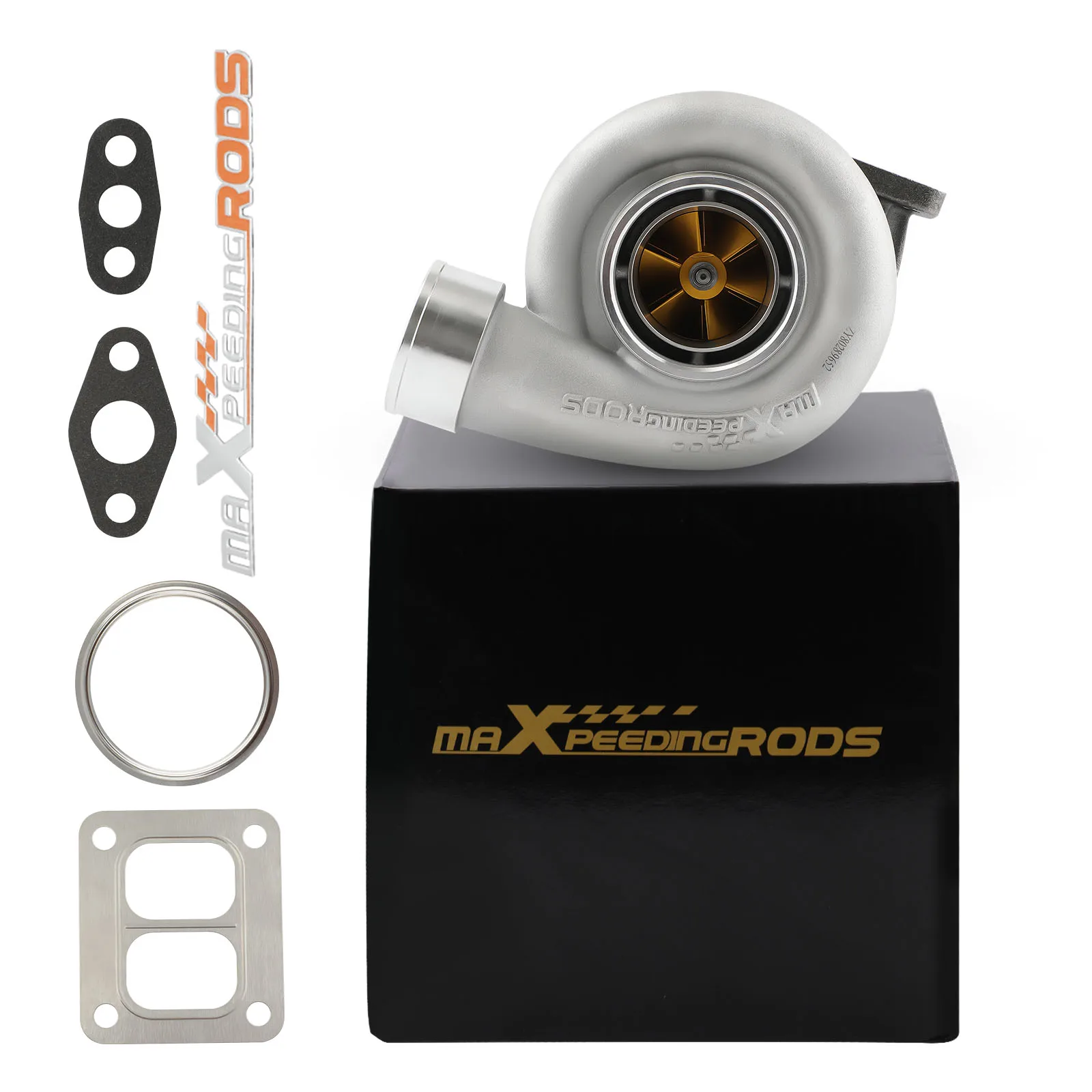 

MaXpeedingrods GT45 T4 V-band 600+hp Boost Billet Turbocharger Turbo for 4.0L-6.0L Engine 1.05 A/r Turbine Universal