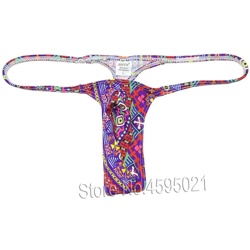 Micro Thong Men's Underwear G-String Brief Male Bikini String Enhance Pouch Swimwear Jockstrap Single Layer Slip Sexy Quick Dry