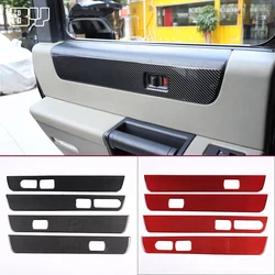 For Hummer H2 2003-2007 Soft Carbon Fibres Car Interior Door Panel Trim Stickers Decoration Accessories