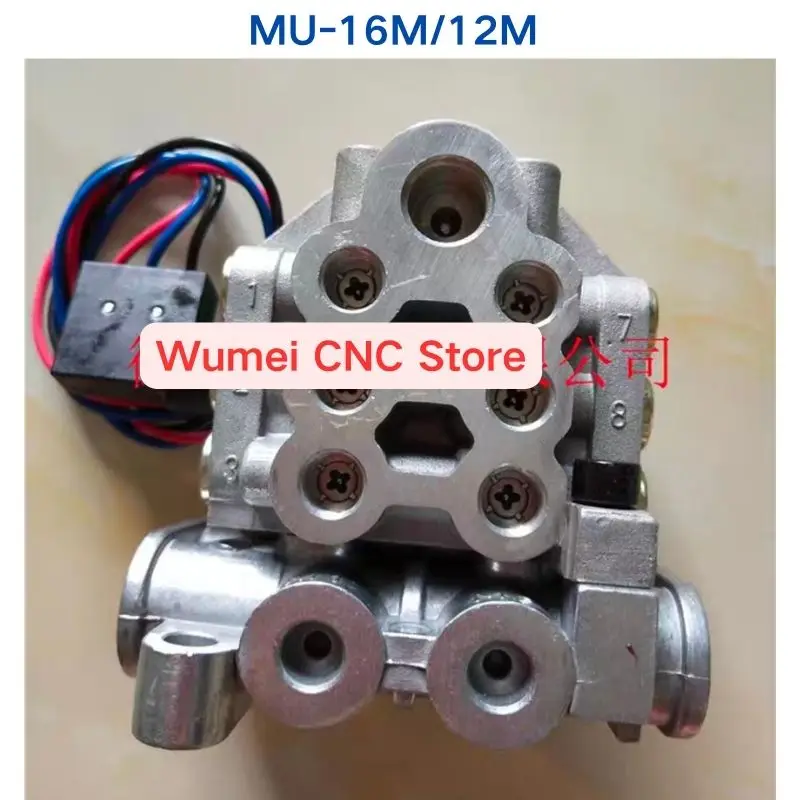 Replace Electric lubricant distributor MU-16M/12M punch press butter distribution valve with one inlet and 16 outlets