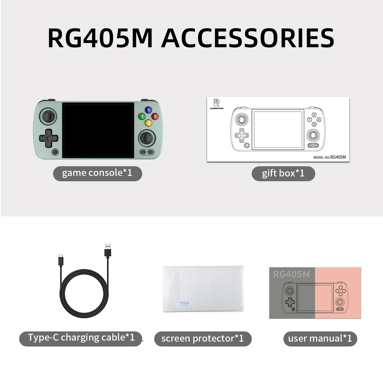 Super Anbernic Rg405m Handheld Game Console Touch Screen 4inch IPS Support WiFi And BT With Google Play Store Android 12 System