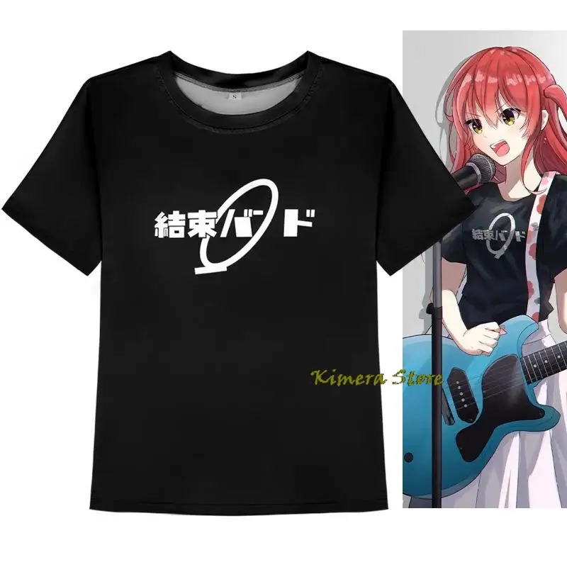 

Anime BOCCHI THE ROCK Hitori Gotoh Cosplay Costume Long Sleeve T-Shirt Ijichi Nijika Hoodie Casual Short T-Shirt Kids Adults