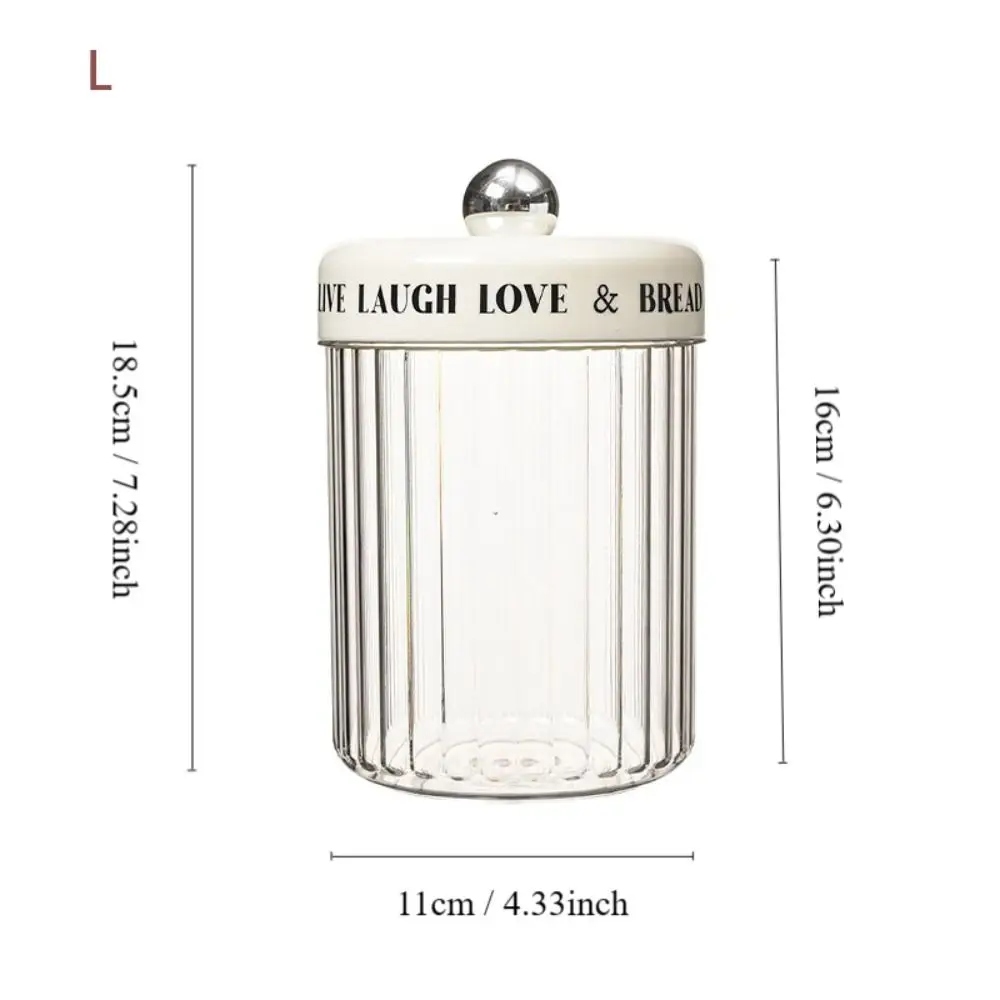Plastic Sealed Jars Practical Large Capacity Moisture-proof Storage Box Household Portable Grain Storage Organizer