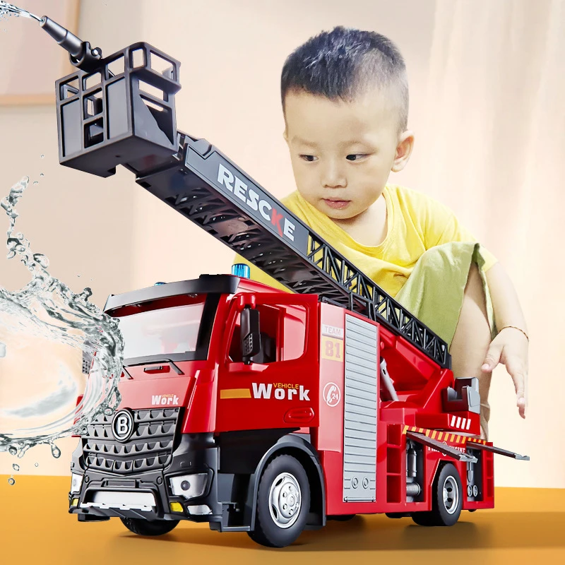 

Kids Large Truck Crane Engineering Vehicle Alloy Car Construction Toys Metal Diecast Toy Car Sound & Light Toys For Kids Gift