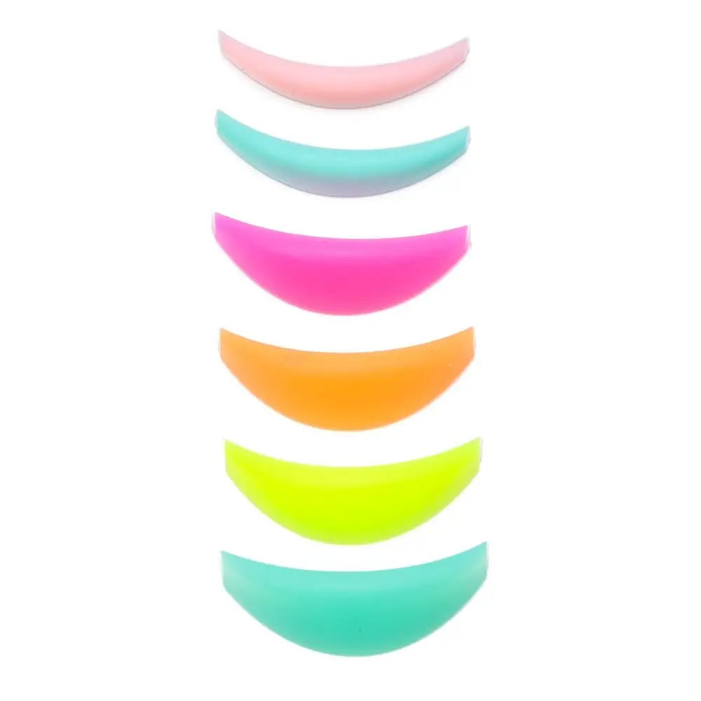 6Pairs Makeup Accessories Silicone Eyelash Perm Pad Eyelash Extension Applicator Tools Silicone Eye Patch Reusable