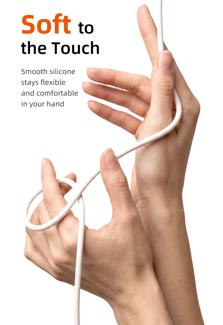CABLETIME 240W USB-C-Kabel, Typ-C-Kabel, PD 3.1 Schnellladekabel für Xiaomi, Samsung, Laptop, MacBook Pro, iPhone 17/16 – Detail 4